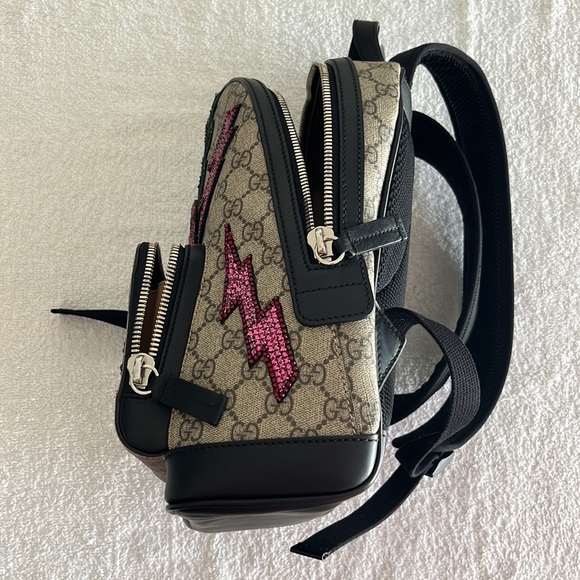 Gucci GG Supreme Monogram Beaded Sky Small Day Backpack - Picture 5 of 17